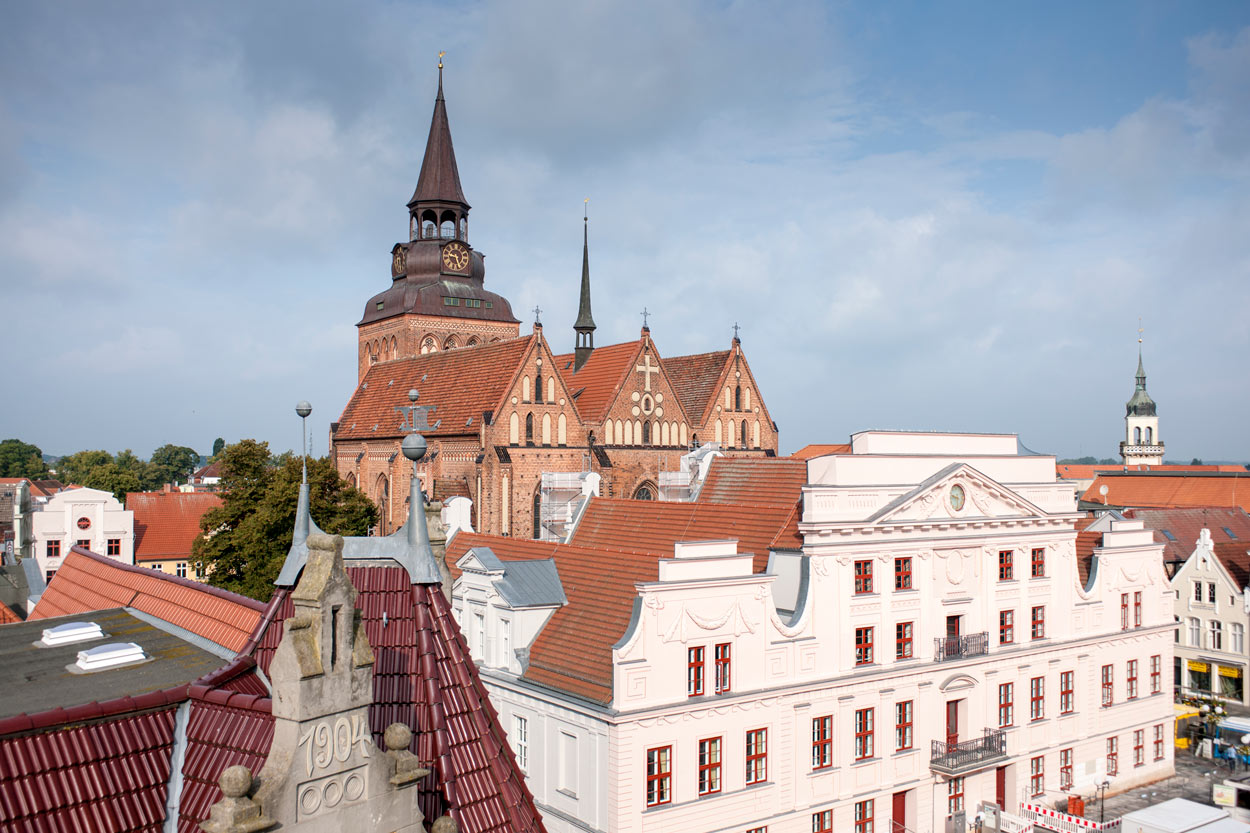 Güstrow Stadtsilhouette